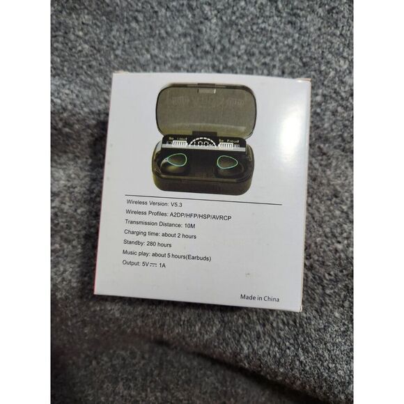 M10 True Wireless Earbuds with Charging Case – (NEW) - Picture 5 of 5